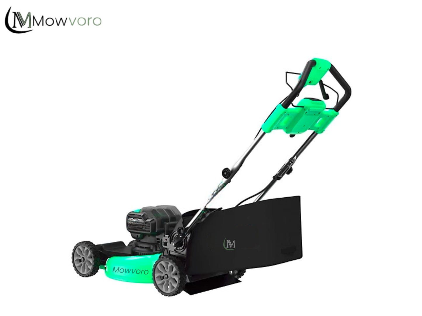 Mowvoro 20V Max 21.5-Inch Battery-Powered Self-Propelled Walk-Behind Lawn Mower