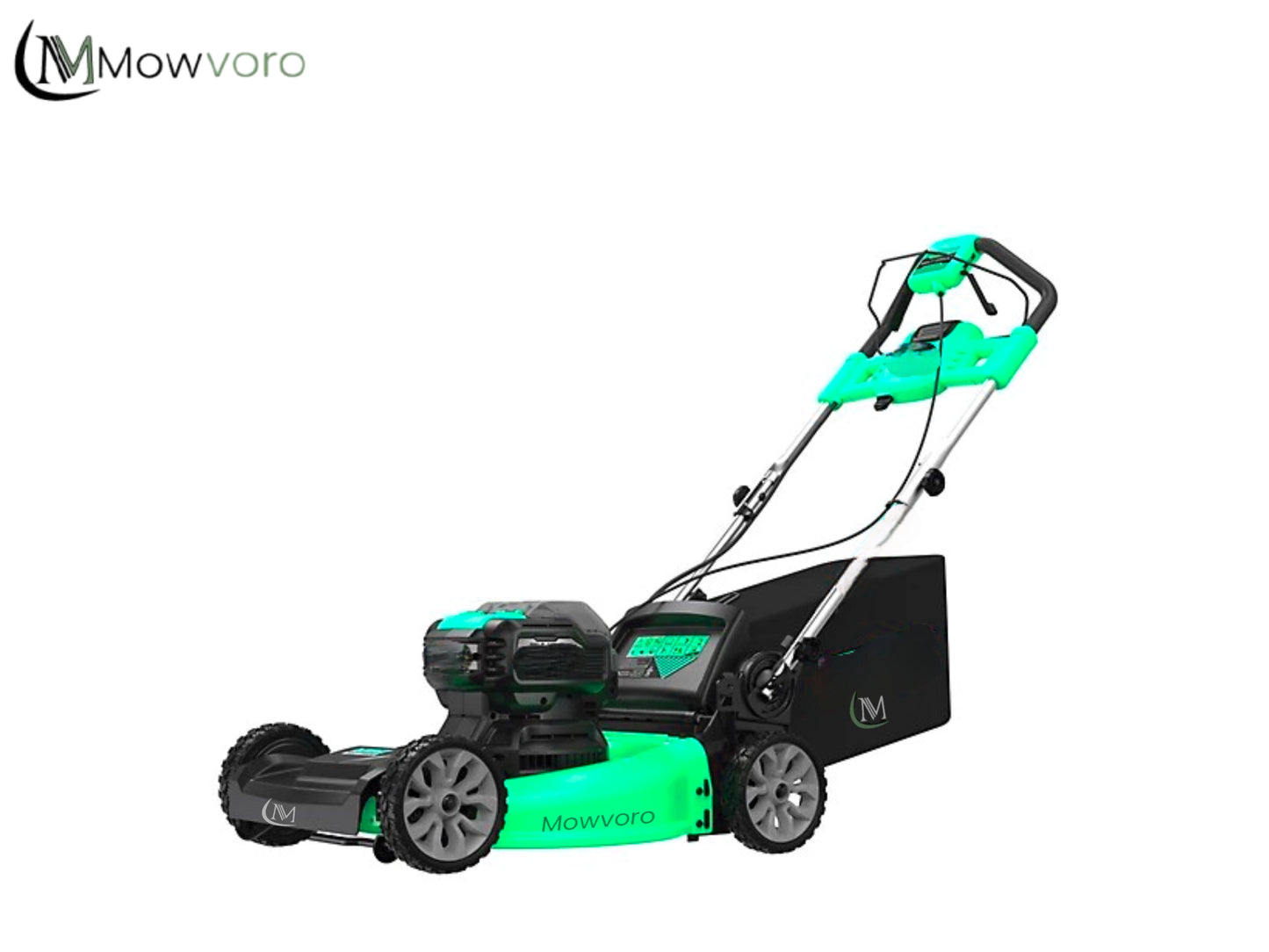 Mowvoro 20V Max 21.5-Inch Battery-Powered Self-Propelled Walk-Behind Lawn Mower